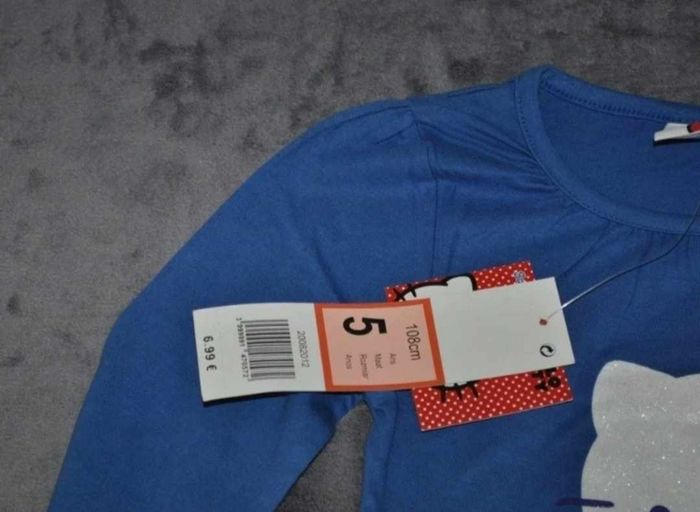 T shirt ml Hello Kitty 5 ans fille - photo numéro 3