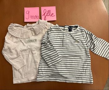 Lot de 2 t-shirts Kiabi