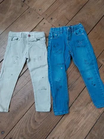 Lot 2 jeans zara 2-3 ans