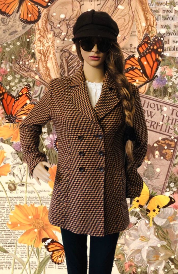 🤎Blazer laine motif multicolore Motivi wool multicolor pattern blazer🧡 - photo numéro 5