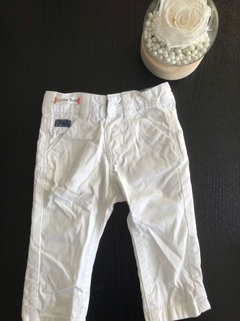 Pantalon blanc 3mois été