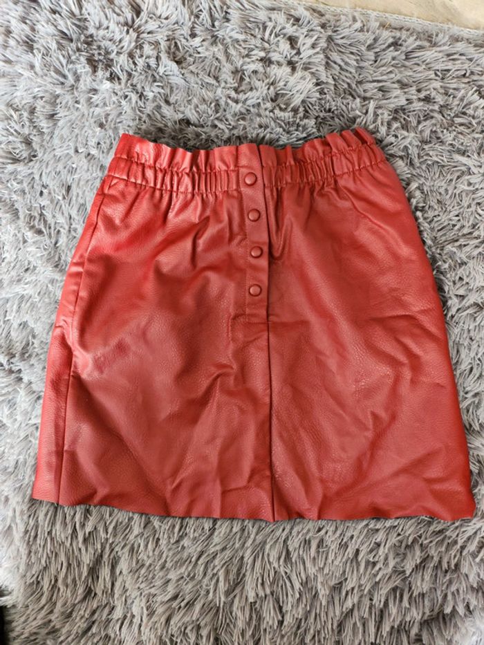 Jupe cuir