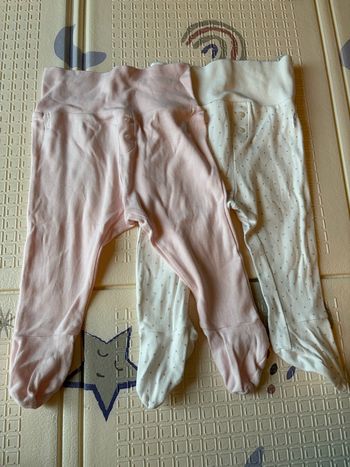 Lot de 2 pantalons bébé fille 12 mois 