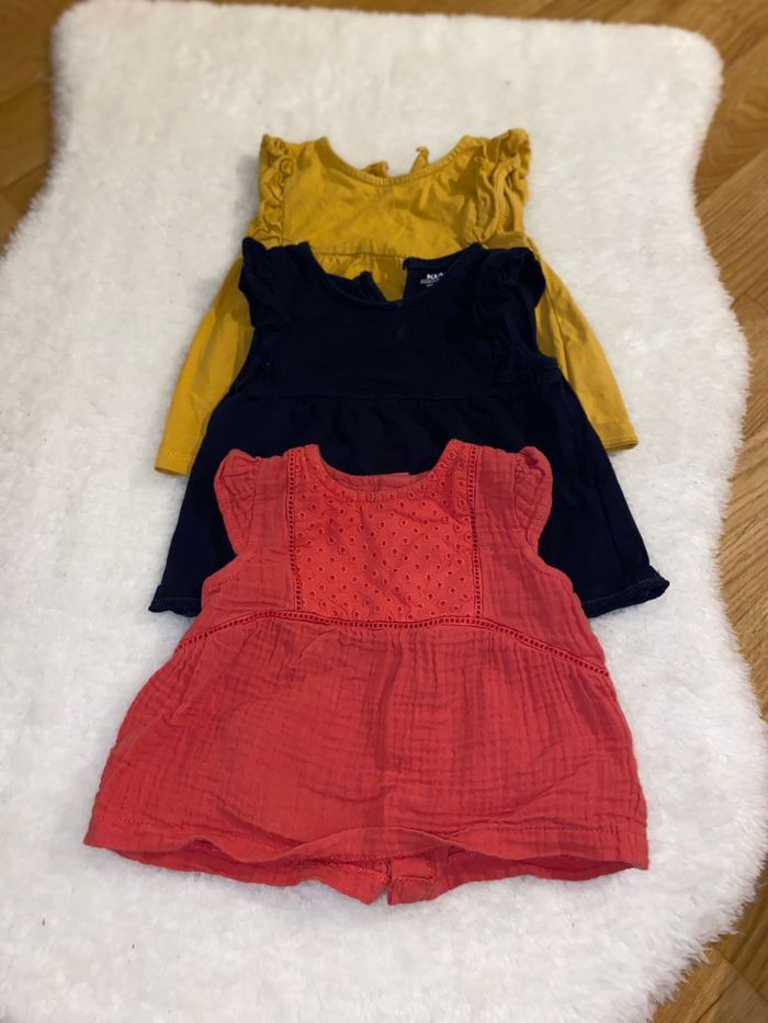 Lot 5 combi 6 hauts bébé fille - photo numéro 4