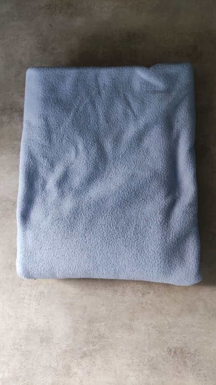 Couverture polaire bleu ciel - photo numéro 2