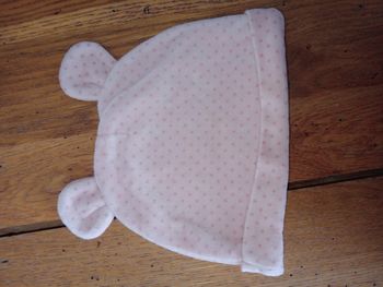 BONNET ROSE TOUT DOUX
