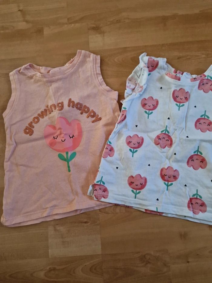 Lot 2 tshirt 6mois