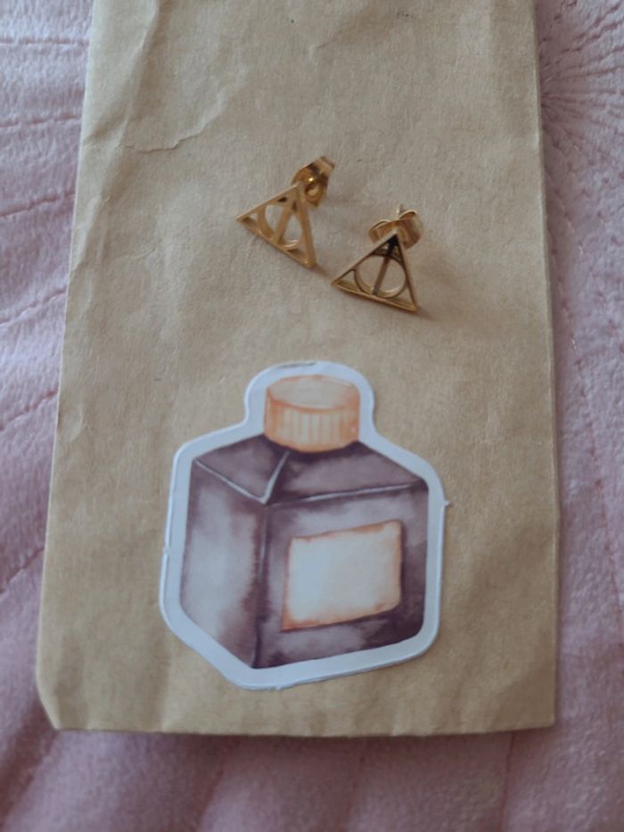 Boucles d'oreilles harry potter - photo numéro 3