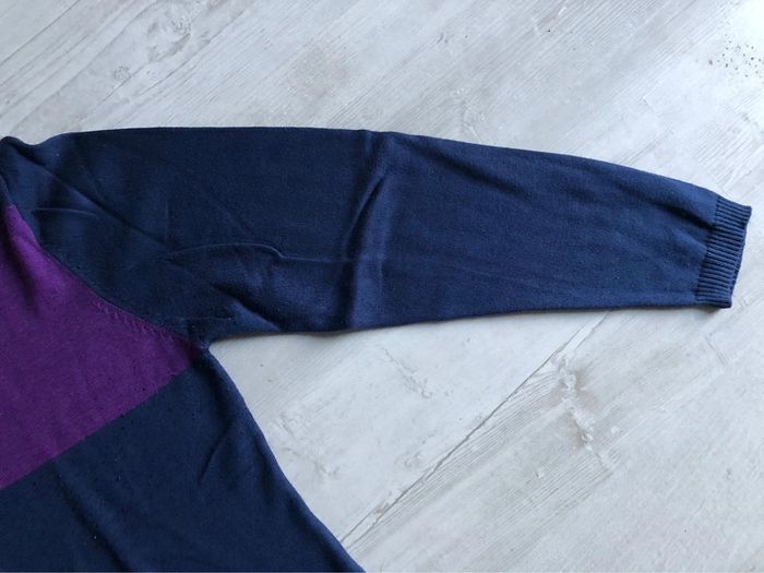 MM2- Pull vintage 4 couleurs et boutons dorés T unique (40-44) - photo numéro 7