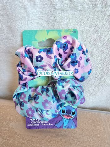 Lot 2 chouchou / Scrunchie Disney Stitch