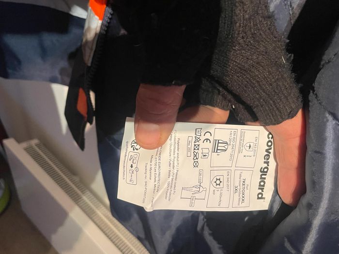Veste de travail neuve Coverguard - photo numéro 7