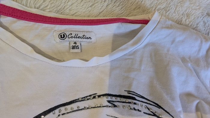 T-Shirt manches longues U Collection taille 4 ans - photo numéro 4