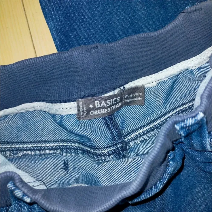 Jean bleu taille 8 ans Basic orchestra élastique a la taille - photo numéro 6