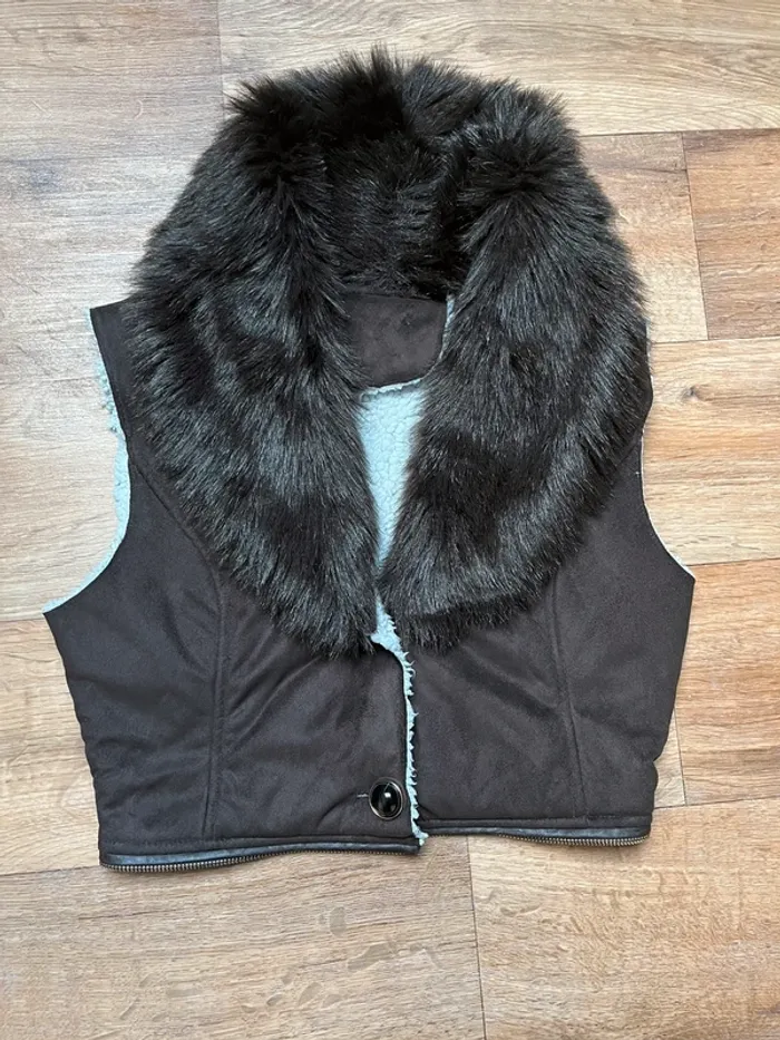 Jolie veste sans manches - transformable - taille 36 - photo numéro 11