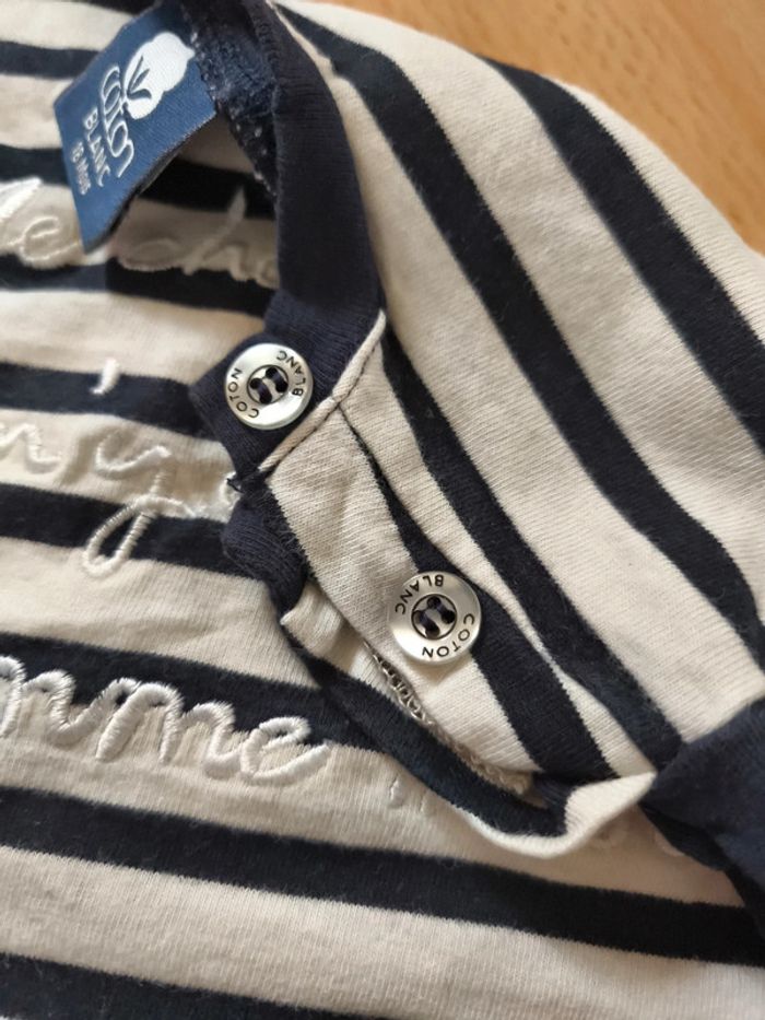 T shirt type marinière - photo numéro 4