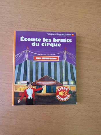 Livre sonore le cirque neuf