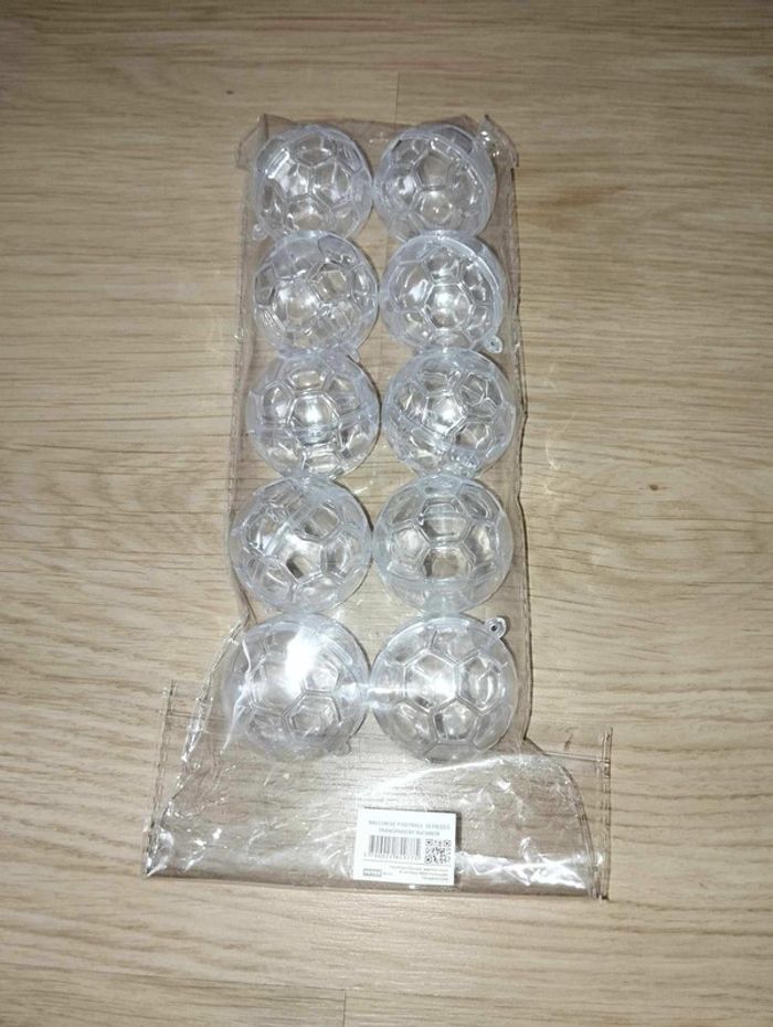 10 contenants à dragées ballon de foot