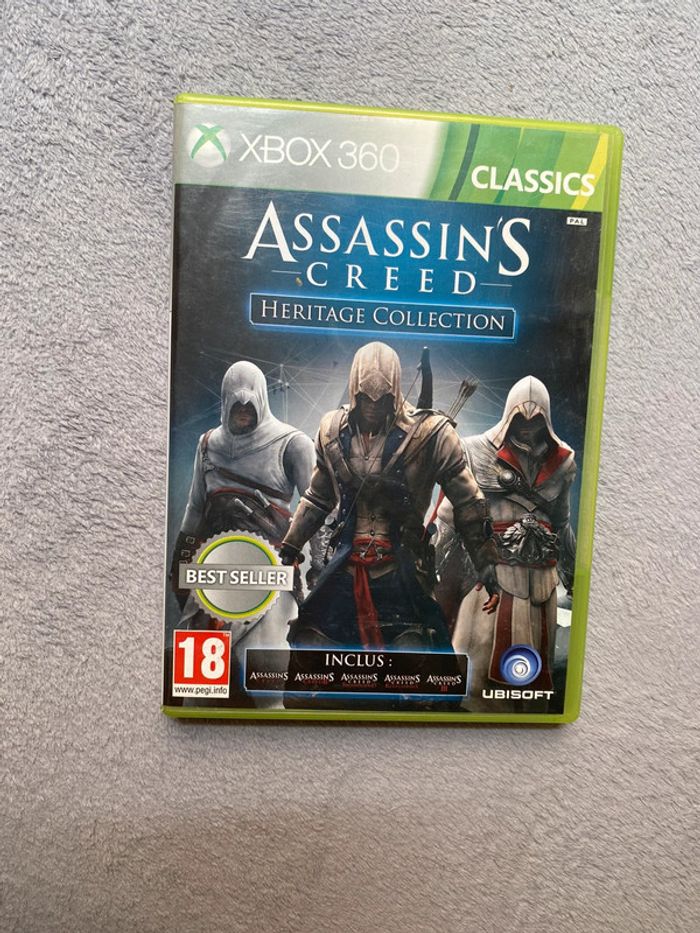 Jeu vidéo Xbox 360 assassin’s creed héritage collection