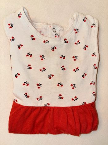 Robe rouge cerise 18 mois