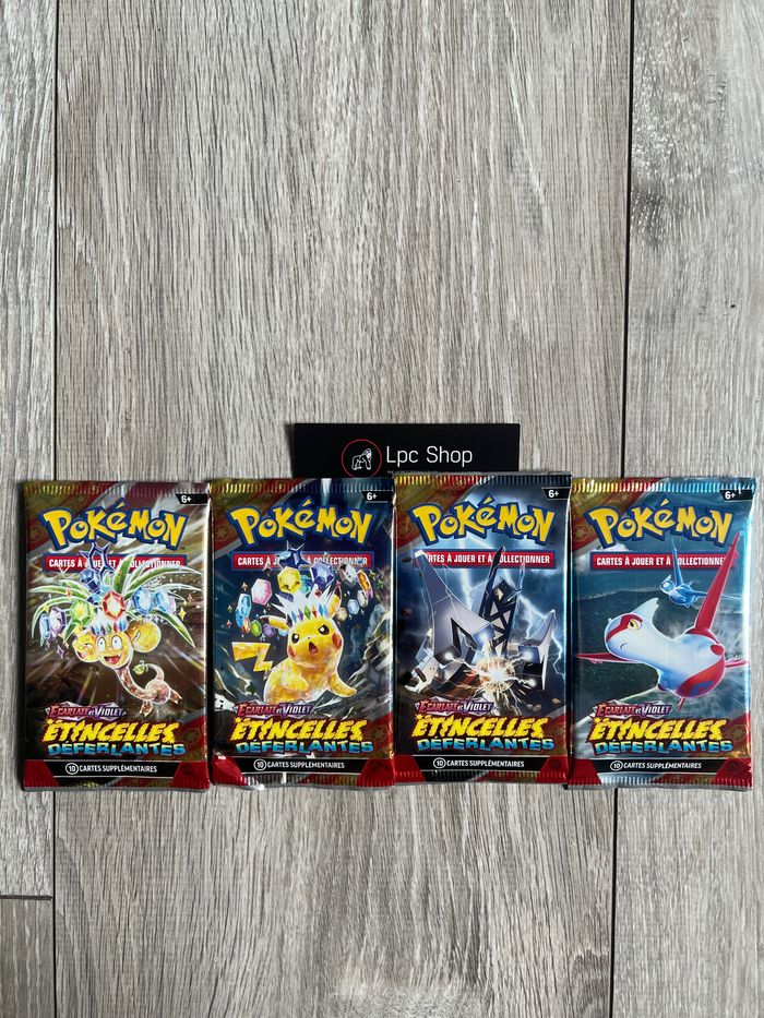 POKÉMON ARTSET BOOSTER - ETINCELLES DEFERLANTES EV 8 - FR - NEUF
