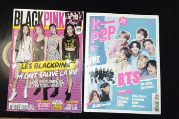 Lot de de magazines 1black pink+1 K-pop