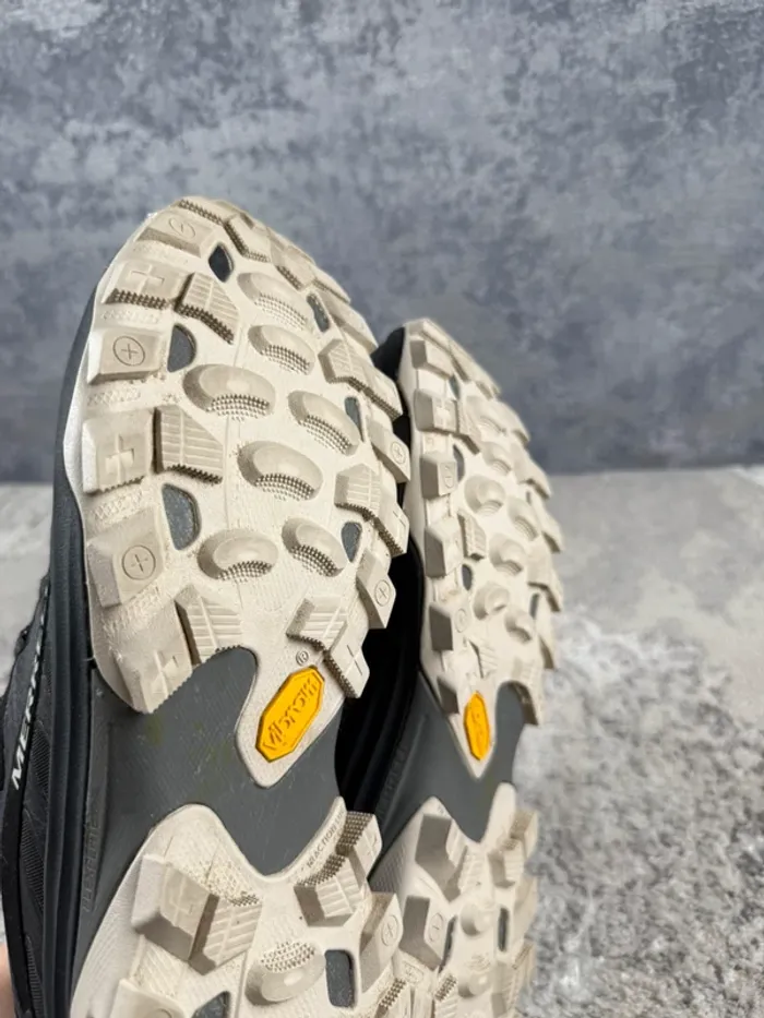 Merrell Moab Speed Gore-Tex Vibram - Black & Grey & White - photo numéro 10