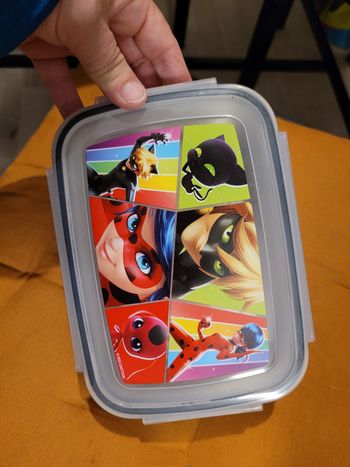 Boîte à goûter inox miraculous neuf (4e)
