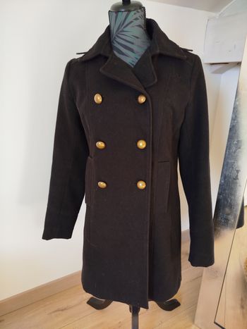 Manteau caban noir 38