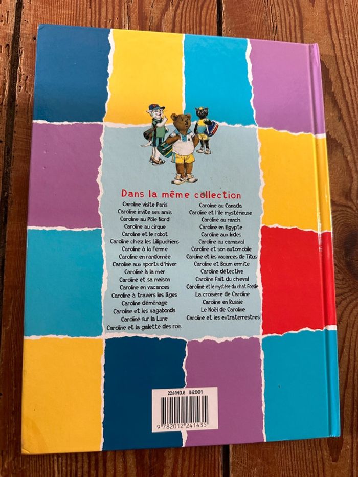 Livre rare Caroline au Stade bd album damiers couleurs collection Pierre Probst - photo numéro 2
