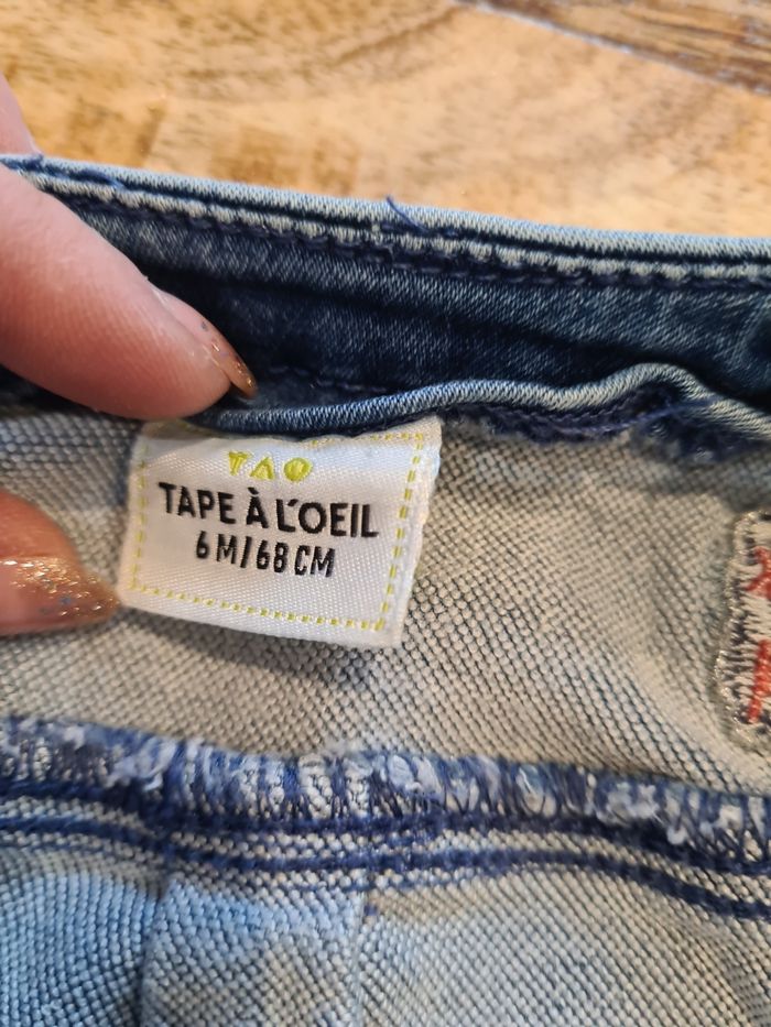 Veste en jeans TAO 6 mois - photo numéro 5