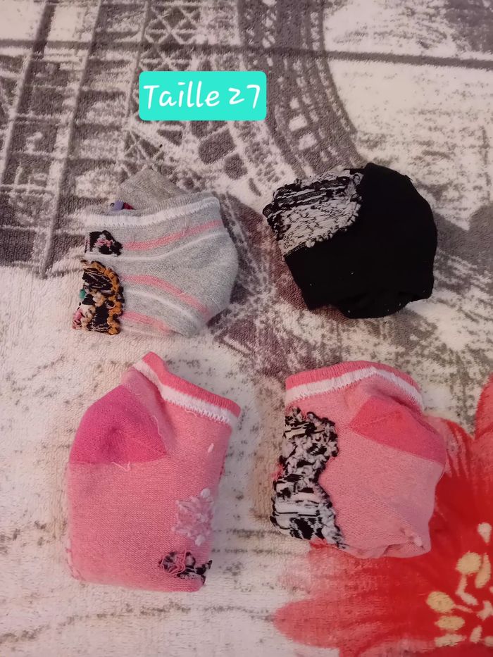 Lot de 4 paires de chaussettes en taille 27/30