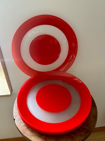 Lot de 5 assiettes Luminarc Rouge