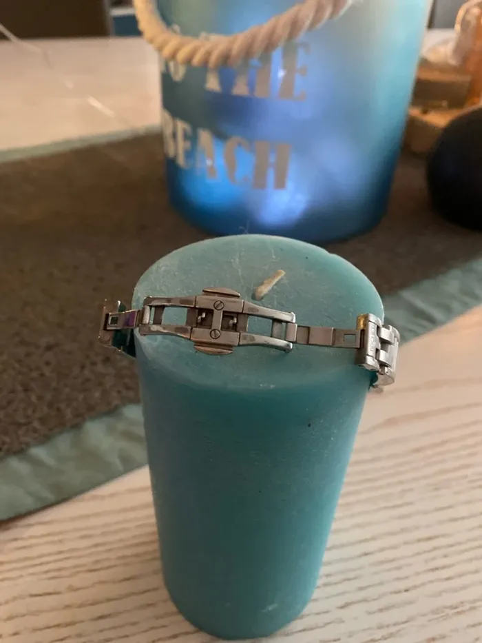 superbe bracelet homme acier céramique ROCHET - photo numéro 3