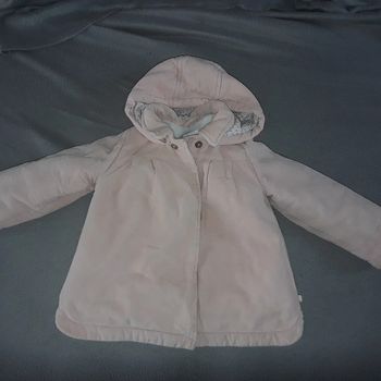 Manteau hiver rose - fille - obaibi 23 mois