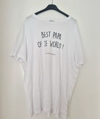 Tee-shirt meilleur papa du monde XXL