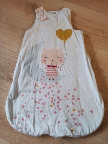 Turbulette légère Printemps-été Blanche - Vert Baudet 0-6 mois - Très bon état