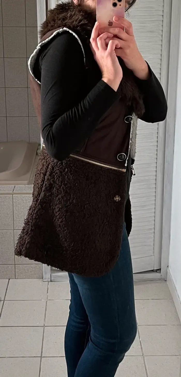Jolie veste sans manches - transformable - taille 36 - photo numéro 5