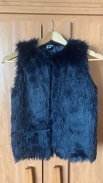 Veste sans manches fausse Fourrure