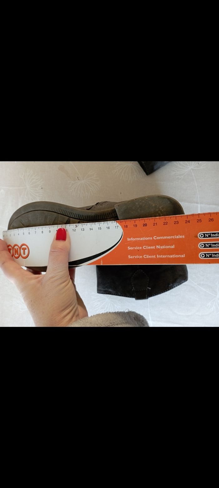 Bottines grise à fermeture éclair kitétoi taille 34 - photo numéro 6