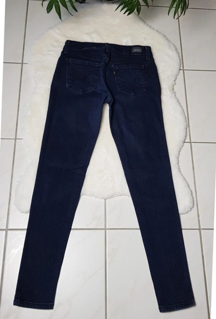 Jean Levi's 535 Legging 9M Bleu Marine - photo numéro 3