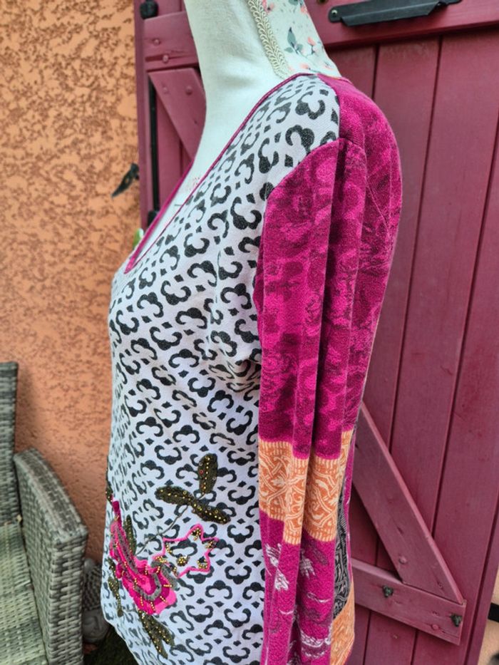 Tee-shirt à manches longues pour femme T. 38/40 - photo numéro 5