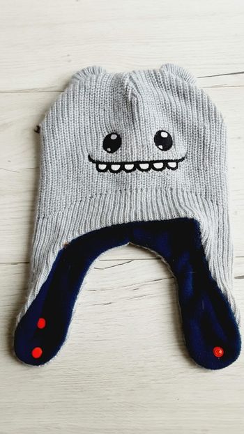 Vêtement garçon bonnet gris tête monstre Décathlon 41 - 51 cm