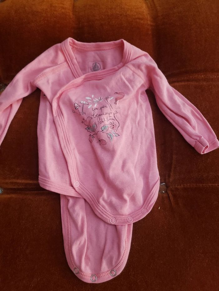 Lot de 6 bodies 4 petit bateau manches longues et 2 sans marques offerts - photo numéro 5