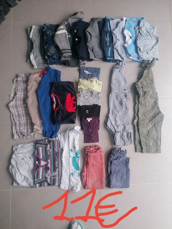 Lot 25 vêtements 2 ans garçon