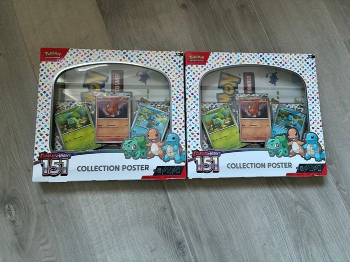 Lot de 2 Coffret Collection Poster 151 Pokémon