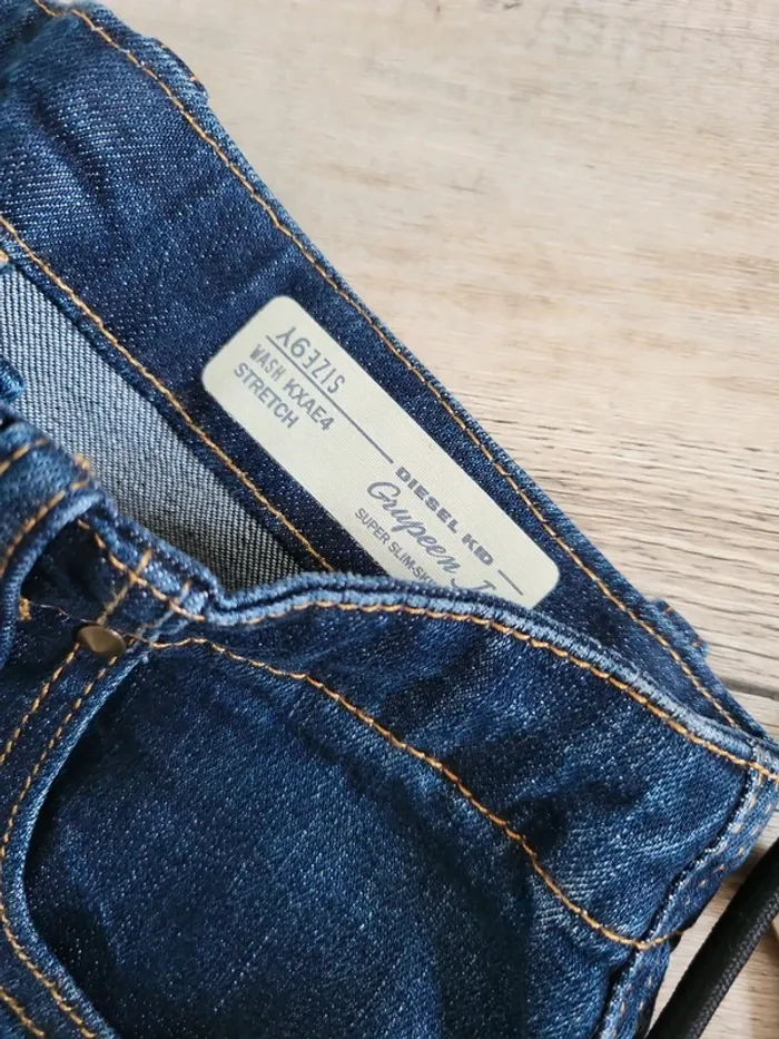Jeans fille Diesel Industry 9 ans - photo numéro 4