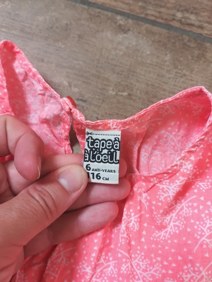 Blouse sans manche Fille 6 ans Tao - photo numéro 2
