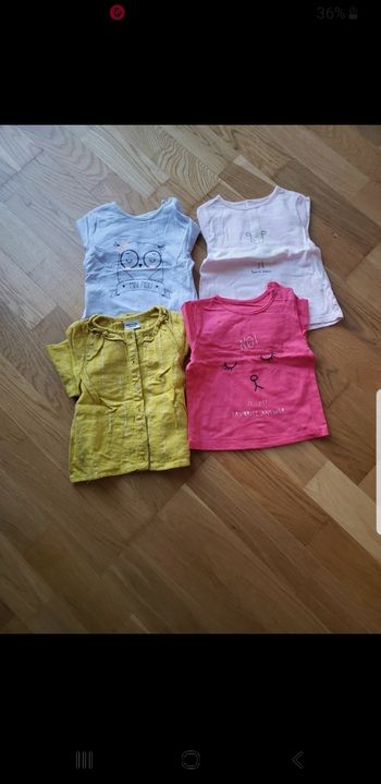 Lot tshirt Manche longue 9 mois