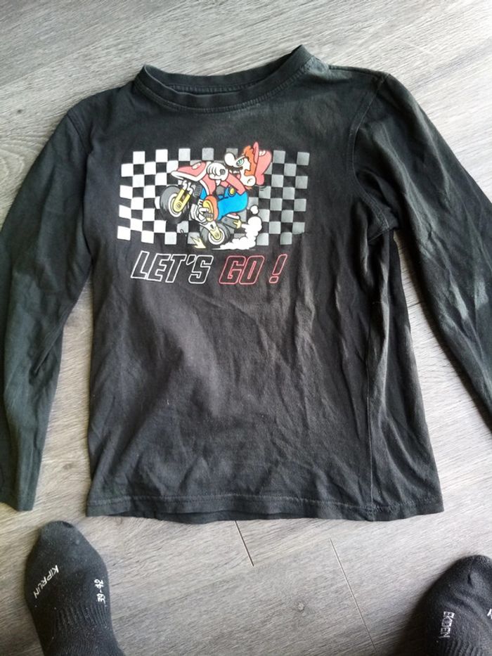 Tee shirt manche longue Mariokart 8A