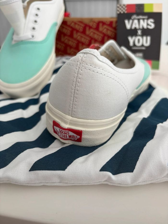Vans Authentic Washed Green Nubuck - photo numéro 6